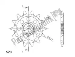 Qui puoi ordinare ktw anteriore 14t, 520 da Supersprox , con numero parte SU1159014: