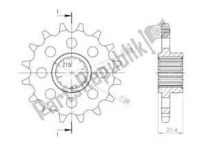 SUPERSPROX SU1215016 ktw front 16t, 525 - Bottom side