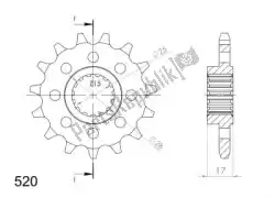 Here you can order the ktw front 15t, 520 from Supersprox, with part number SU1505415: