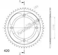 SU420947B, Supersprox, Ktw ty? stal 47t, czarny, 420    , Nowy