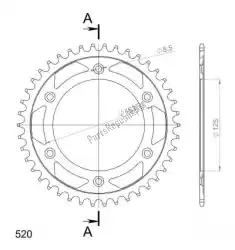 Qui puoi ordinare ktw posteriore acciaio 42t, nero, 520 da Supersprox , con numero parte SU421042B:
