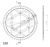 SU421052B, Supersprox, Ktw ty? stal 52t, czarny, 520    , Nowy