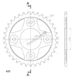 Here you can order the ktw rear steel 34t black from Supersprox, with part number SU421234B: