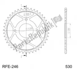 Here you can order the ktw rear steel 41t, black, 530 from Supersprox, with part number SU424641B: