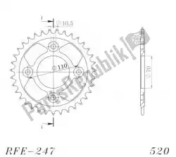 Here you can order the ktw rear steel 36t black from Supersprox, with part number SU424736B: