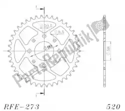 Qui puoi ordinare ktw posteriore acciaio 45t, nero, 520 da Supersprox , con numero parte SU427345B: