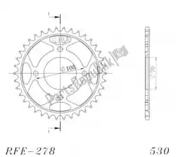 Here you can order the ktw rear steel 38t, black, 525 from Supersprox, with part number SU427838B: