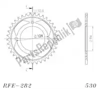 SU428234B, Supersprox, Ktw rear steel 34t, black    , Nieuw