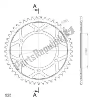 SU430048B, Supersprox, Ktw rear steel 48t, black, 525    , Nieuw