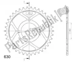 Here you can order the ktw rear steel 41t, black, 630 from Supersprox, with part number SU433341B:
