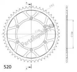 Qui puoi ordinare ktw posteriore acciaio 51t, nero, 520 da Supersprox , con numero parte SU446051B: