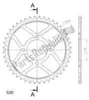 SU447644B, Supersprox, Ktw posteriore in acciaio 44t nero    , Nuovo