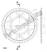 SU448047B, Supersprox, Ktw posteriore acciaio 47t, nero, 525    , Nuovo