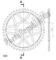 SU448846B, Supersprox, Ktw trasero acero 46t, negro, 530    , Nuevo