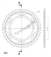 SU450247B, Supersprox, Ktw rear steel 47t, black, 530    , Nieuw