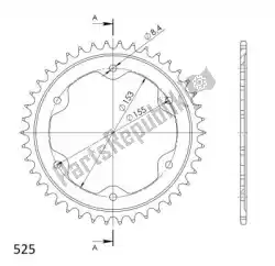 Qui puoi ordinare ktw posteriore in acciaio 38t, nero, 525 da Supersprox , con numero parte SU461338B: