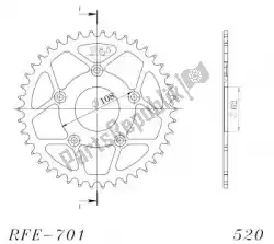 Here you can order the ktw rear steel 43t black from Supersprox, with part number SU470143B: