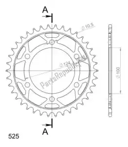 SUPERSPROX SU474538B ktw ty? stal 38t, czarny, 525 - Dół