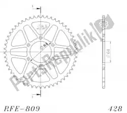 Qui puoi ordinare ktw posteriore in acciaio 51t nero da Supersprox , con numero parte SU480951B: