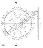 SU481650B, Supersprox, Ktw aço traseiro 50t, preto, 530    , Novo