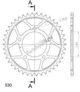 SUPERSPROX SU482942B ktw ty? stal 42t, czarny, 530 - Dół