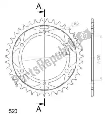 Here you can order the ktw rear steel 39t black from Supersprox, with part number SU484639B: