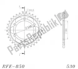 Qui puoi ordinare ktw posteriore acciaio 33t nero da Supersprox , con numero parte SU485033B: