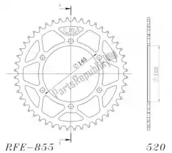 Qui puoi ordinare ktw posteriore acciaio 45t, nero, 520 da Supersprox , con numero parte SU485545B: