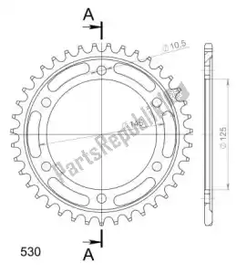 SUPERSPROX SU486539B ktw ty? stal 39t, czarny, 530 - Dół