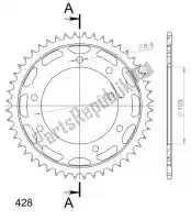 SU4113448B, Supersprox, Ktw traseiro em aço 48t preto    , Novo