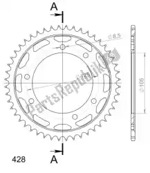Qui puoi ordinare ktw posteriore in acciaio 48t nero da Supersprox , con numero parte SU4113448B: