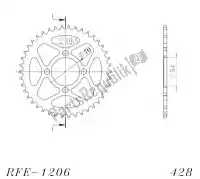 SU4120642B, Supersprox, Ktw rear steel 42t black    , New