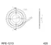 SU4121336B, Supersprox, Ktw posteriore acciaio 36t, nero, 420    , Nuovo