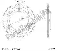 SU4125854B, Supersprox, Ktw arrière acier 54t noir    , Nouveau