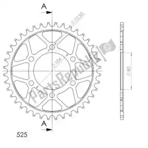 SUPERSPROX SU4148940B ktw ty? stal 40t, czarny, 525 - Dół