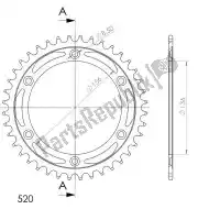 SU4151240B, Supersprox, Ktw ty? stal 40t, czarny, 520    , Nowy
