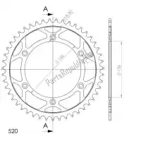 SU4151247B, Supersprox, Ktw rear steel 47t, black, 520    , New