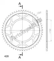 SU4184755B, Supersprox, Ktw ty? stal 55t, czarny, 428    , Nowy