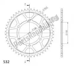 Qui puoi ordinare ktw posteriore acciaio 48t nero 532 da Supersprox , con numero parte SU4187548B: