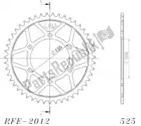 SU4201247B, Supersprox, Ktw aço traseiro 47t, preto, 525    , Novo