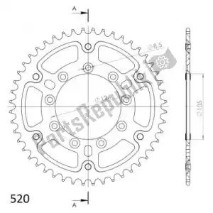 SUPERSPROX SU615148D ktw rear stealth 48t, blue, 520 - Bottom side