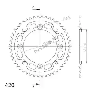 SUPERSPROX SU620948R ktw ty? stealth 48t, czerwony, 420 - Dół