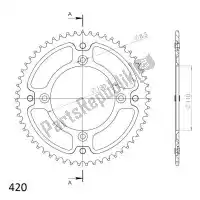 SU620954R, Supersprox, Ktw arrière furtif 54t, rouge, 420    , Nouveau