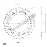 SU621039G, Supersprox, Ktw posteriore stealth 39t, oro, 520    , Nuovo