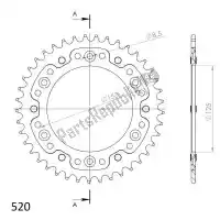 SU621040B, Supersprox, Ktw posteriore stealth 40t, nero, 520    , Nuovo