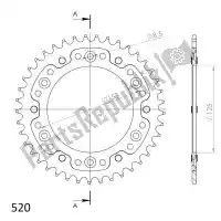 SU621041G, Supersprox, Ktw stealth posteriore 41t, oro, 520    , Nuovo