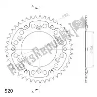 SU621044B, Supersprox, Ktw rear stealth 44t, black, 520    , New