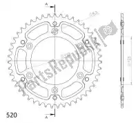 SU621047R, Supersprox, Ktw rear stealth 47t, red, 520    , New