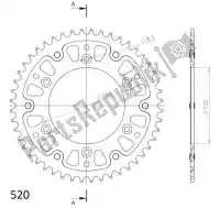 SU221048R, Supersprox, Ktw posteriore alu 48t, rosso, 520    , Nuovo