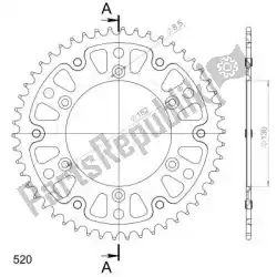 Here you can order the ktw rear alu 50t, black, 520 from Supersprox, with part number SU224450B: